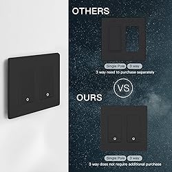 MOES 2nd Generation WiFi Smart Light Switch, 3 Way