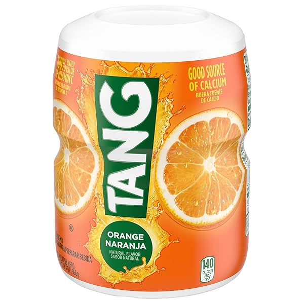 TANG ORANGE SWEETENED POWDERED DRINK MIX 1 COUNT 20 OZ CANISTER
