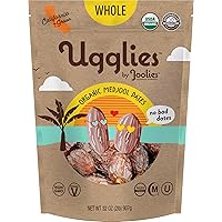 "Ugglies" By Joolies Organic Whole Medjool Dates | 2 Pound Pouch | Fresh California Grown Fruit | Vegan, Gluten-Free, Paleo, 