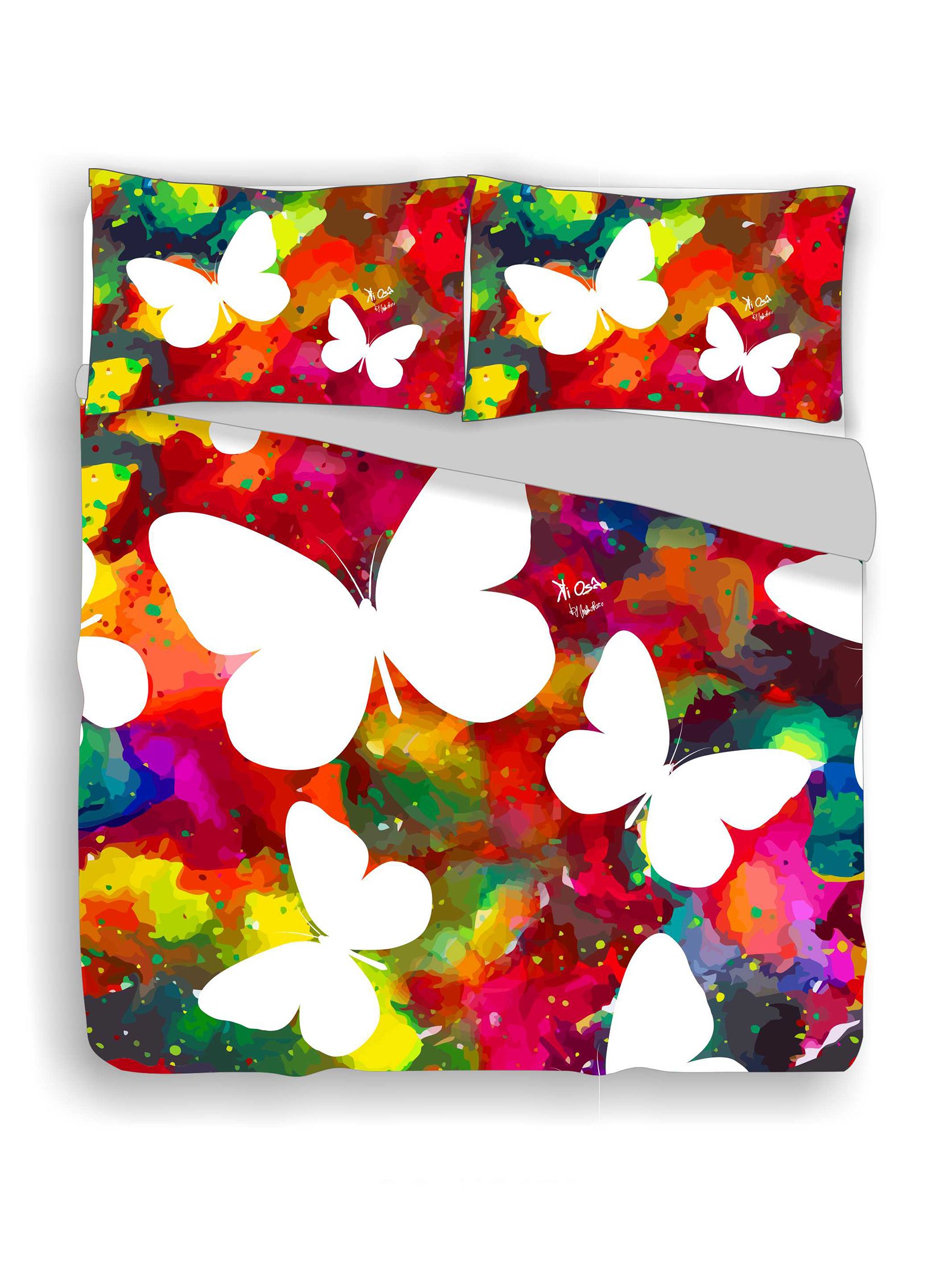 Italian Bed Linen ki-osa by Matteo Bosio Multi-Colour Duvet Cover Set 250 x 200 cm Multicoloured 5