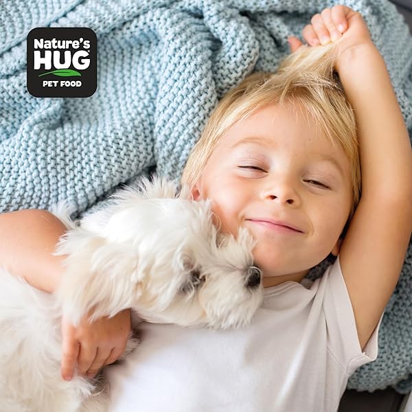NATURE’S HUG VEGAN DRY DOG FOOD FOR PUPPIES & SMALL BREEDS, 5 LB. BAG, CHICKEN FLAVOR PLANT-BASED PROTEIN KIBBLE, GRAIN-FREE, ALLERGEN-FREE, COMPLETE PROTEIN & BALANCED NUTRITION