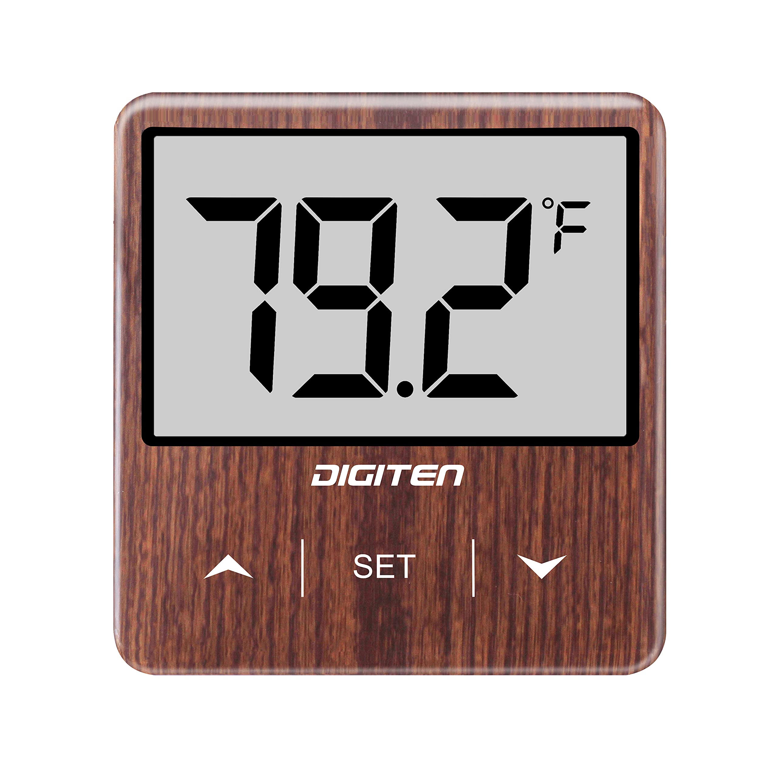 Digital Aquarium Thermometer, Fish Tank Thermometer with Large LCD Display, Stick-on Tank Temp Sensor Ensures Accurate Reading, High/Low-Temperature Alarm Aquarium Thermometer