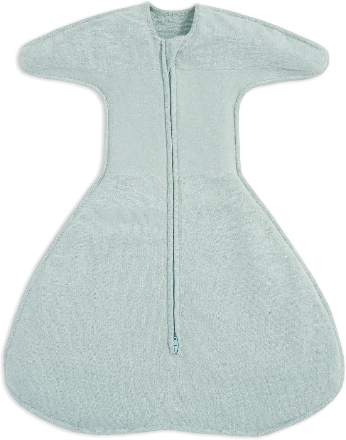 HALO Sleepsack SwaddleStretch, Arms Up or Extended Arms, Newborn Baby Swaddle, 0 – 3 Months, 0.5 TOG, Calm Sage