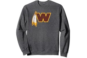 BREAKINGT Washington Football Feather - Washington D.C. Football Sweatshirt