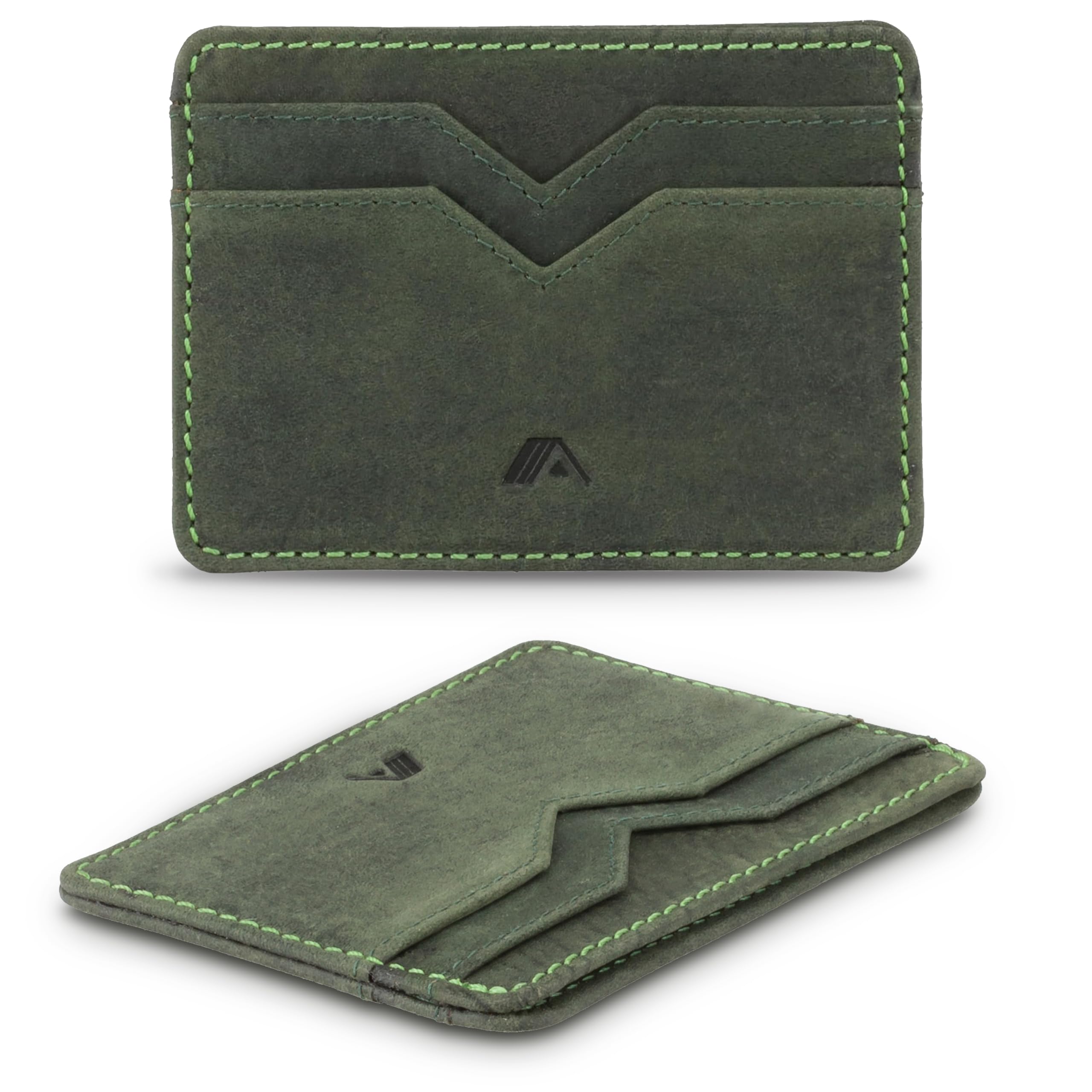 Yaiba Slim Leather Card Holder - Minimalist Front Pocket Wallet