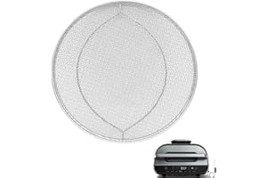 GCQFZ Splatter Shield for Ninja FG551 Foodi Smart XL Grill, Replacement Stainless Steel Splatter Screen Air Fryer Accessories
