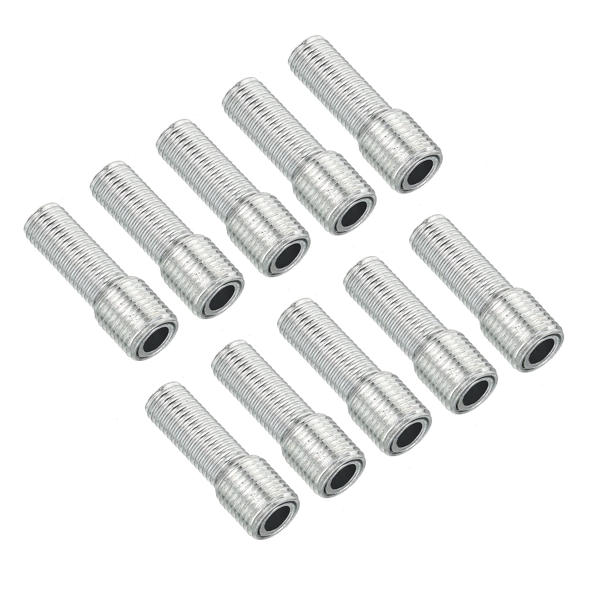 PATIKIL M10 to M8 Reducing Screw, 10 Pack 30mm Long External Thread Adapter Reducer Convert Joint Hardware Double Male Thread Bolts