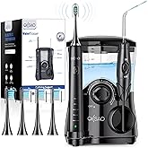 Professional Electric Toothbrush with Water Flosser, 600ML Water Dental flosser Ultrasonic Toothbrush Combo, Brushing & Floss