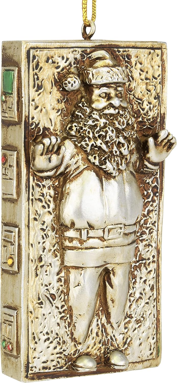 Ornaments - Tree Buddees Santa Frozen in Carbonite Funny Parody Christmas Ornament