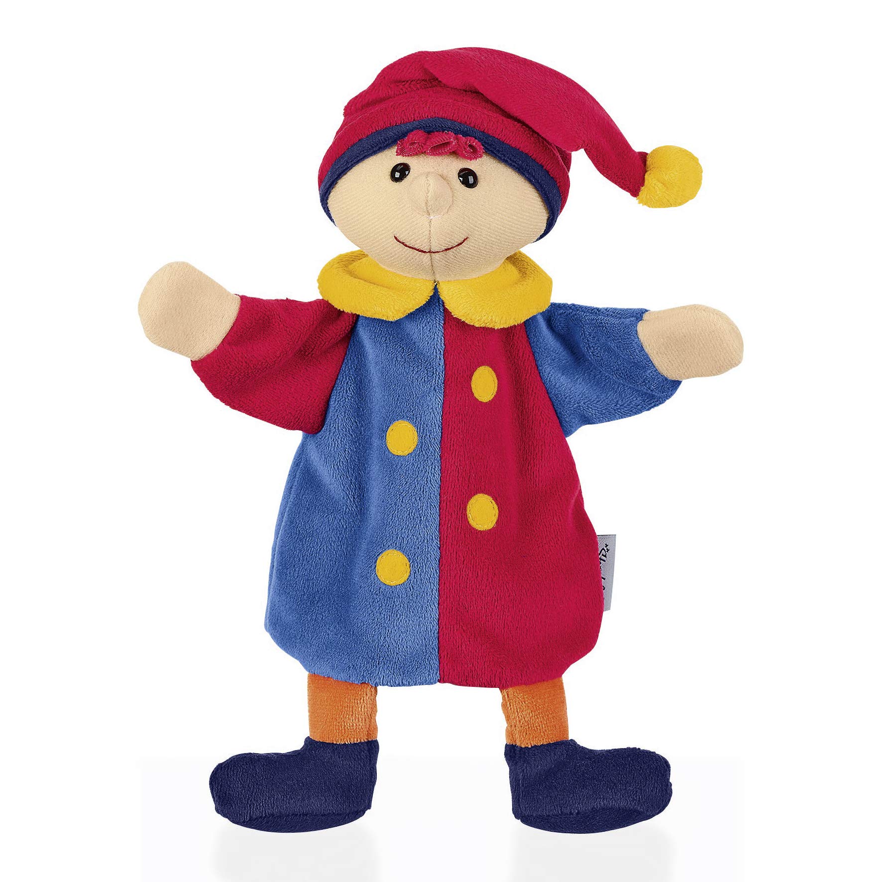 Sterntaler Kasper 3622020 Hand Puppet, Ideal for Doll Theatres and Role Play, 24 x 21 x 8 cm, Multi-Coloured