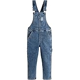 KIDSCOOL SPACE Kids Denim Overalls,Little Big Kids High Stretchy Jean Dungarees Pants