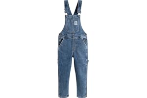KIDSCOOL SPACE Kids Denim Overalls,Little Big Kids High Stretchy Jean Dungarees Pants