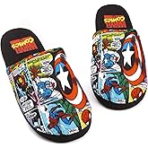 Marvel Avengers Slippers Comic Mens Slip On House Shoes Loafers