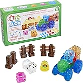 Jelly Blox Farm Set | Includes 18 Pieces | Toddler & Preschool Building Blocks Kids Can Squeeze, Stretch, Squish | MESH ACCRE