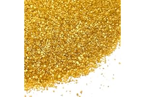 Manvscakes Sprinkles - Themed Sprinkles for Cake Decorating, Sprinkle Mix for Cookies, Ice Cream, Fondant Cake, Caramel Apples, Cupcakes & Other Desserts, Gold sugar, Golden sprinkles
