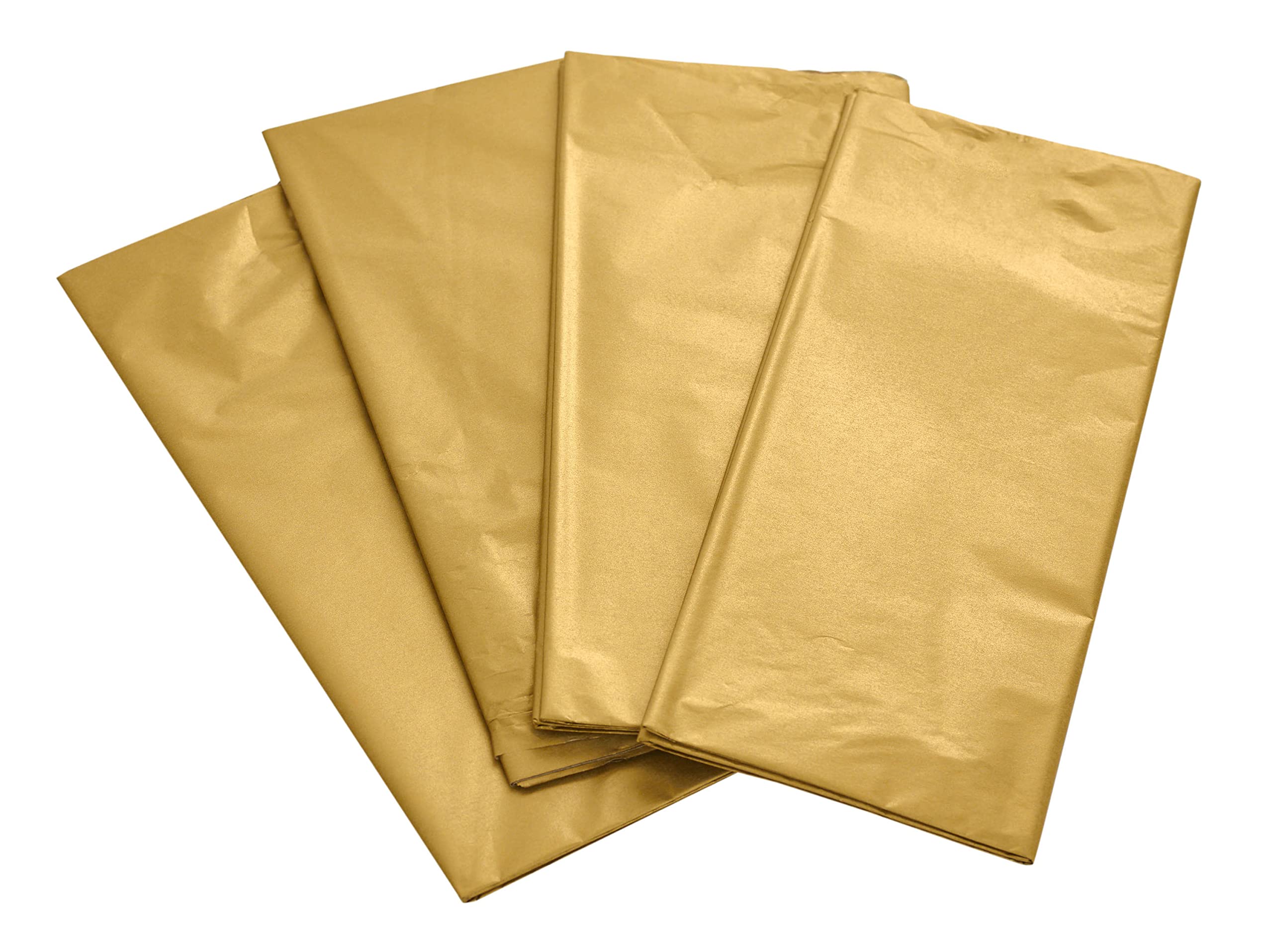 UK Greetings | Tissue Paper Multipack for Him/Her/Friend | Packing/Craft Paper | Gift Wrap | Birthdays/Weddings/Christmas | Gold Design | Pack of 4 | 123 x 293 x 47 mm