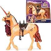 Unicorn Academy, Power of Friendship Cinder with Translucent Saddle & Bridle, 11”, Dolls & Unicorn Toys for Girls Ages 4 and up