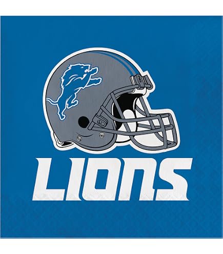 WinCraft Adesivo Multiuso Detroit Lions - 12,7 X 15,2 Cm, Per Interni/Esterni, Resistente Alle Intemperie - 2