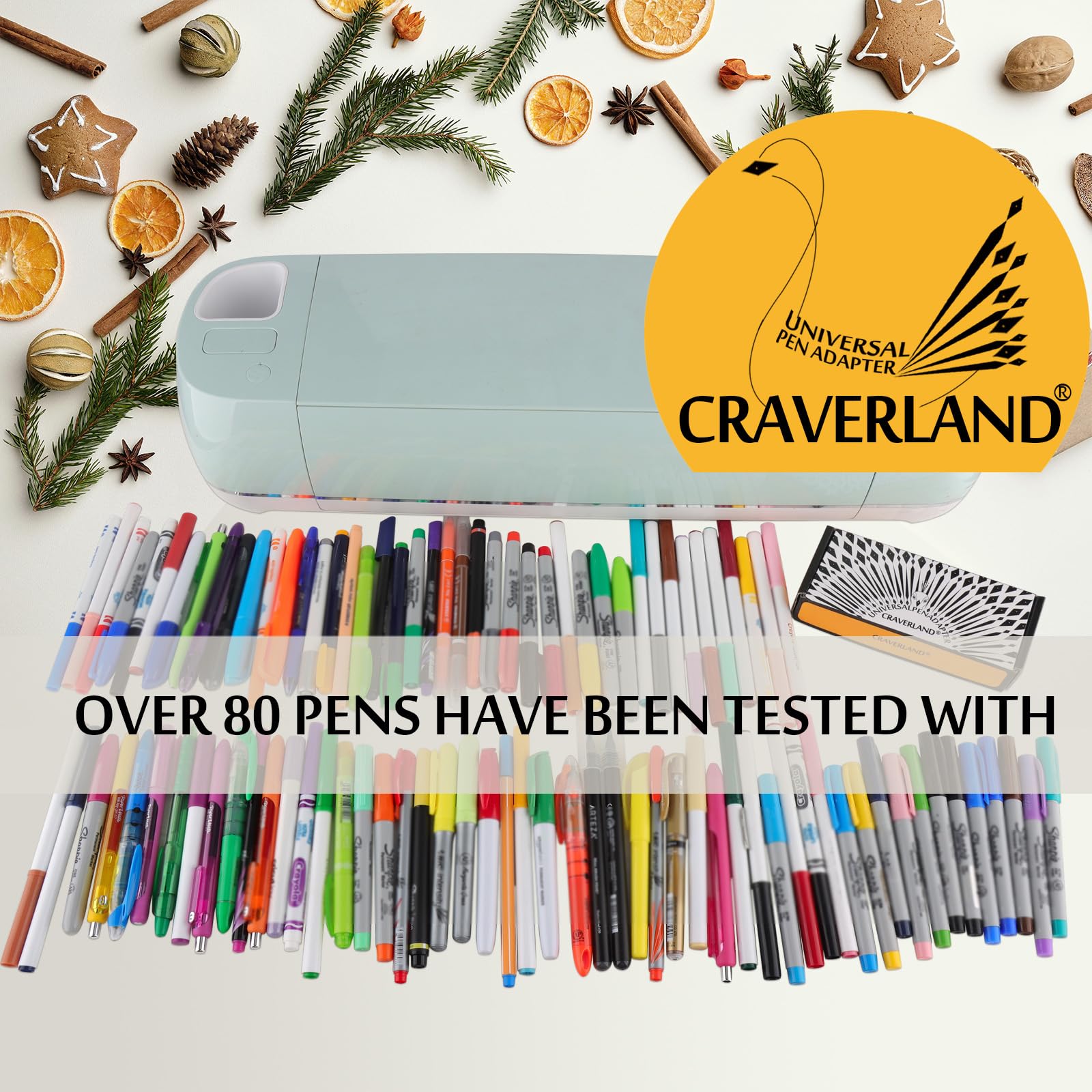 Universal Pen Adapter for Maker 4 3/Explore 4 3/Air 2/Air/Maker/Explore Cutting Machine,One Adapter fits All Pens Markers Less Than 0.5