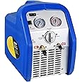 JIFETOR AC Refrigerant Recovery Machine Unit for Recycling Liquid and Vapor Refrigerant, Portable Refrigerant Recycle Tool for Automotive Air Conditioner and Household HVAC, 3/4HP Oil-Less Compressor