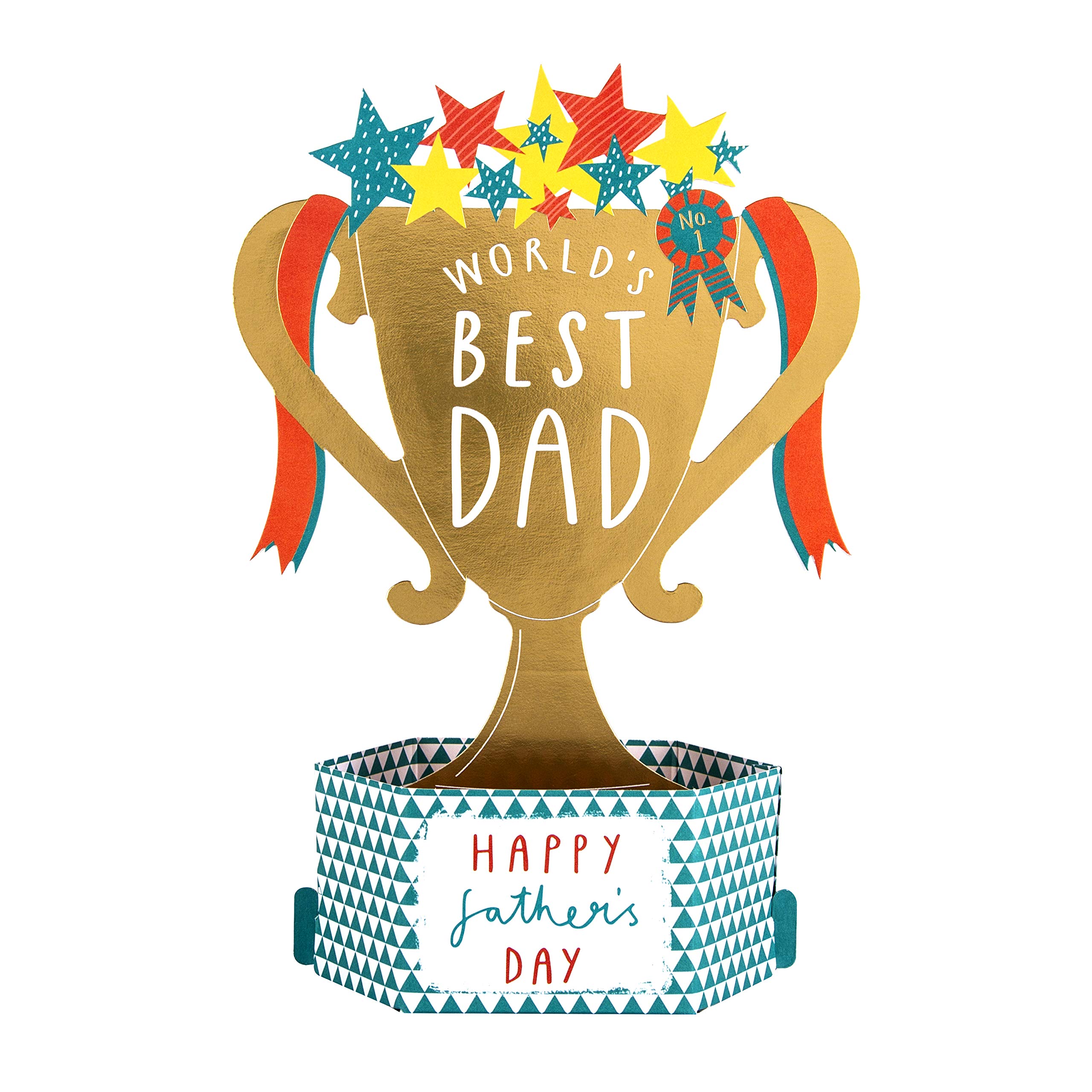 Hallmark Father's Day Card for Dad - Pop Up Trophy Design