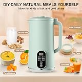 WingFly Soy Milk Maker 650ML, 10 Blades, Self-Cleaning, Green view 3