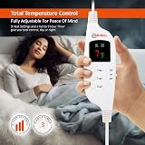 Warmer Electric Heated Throw Blanket Extra Large 200 x 130 cm Digital Controller view 5