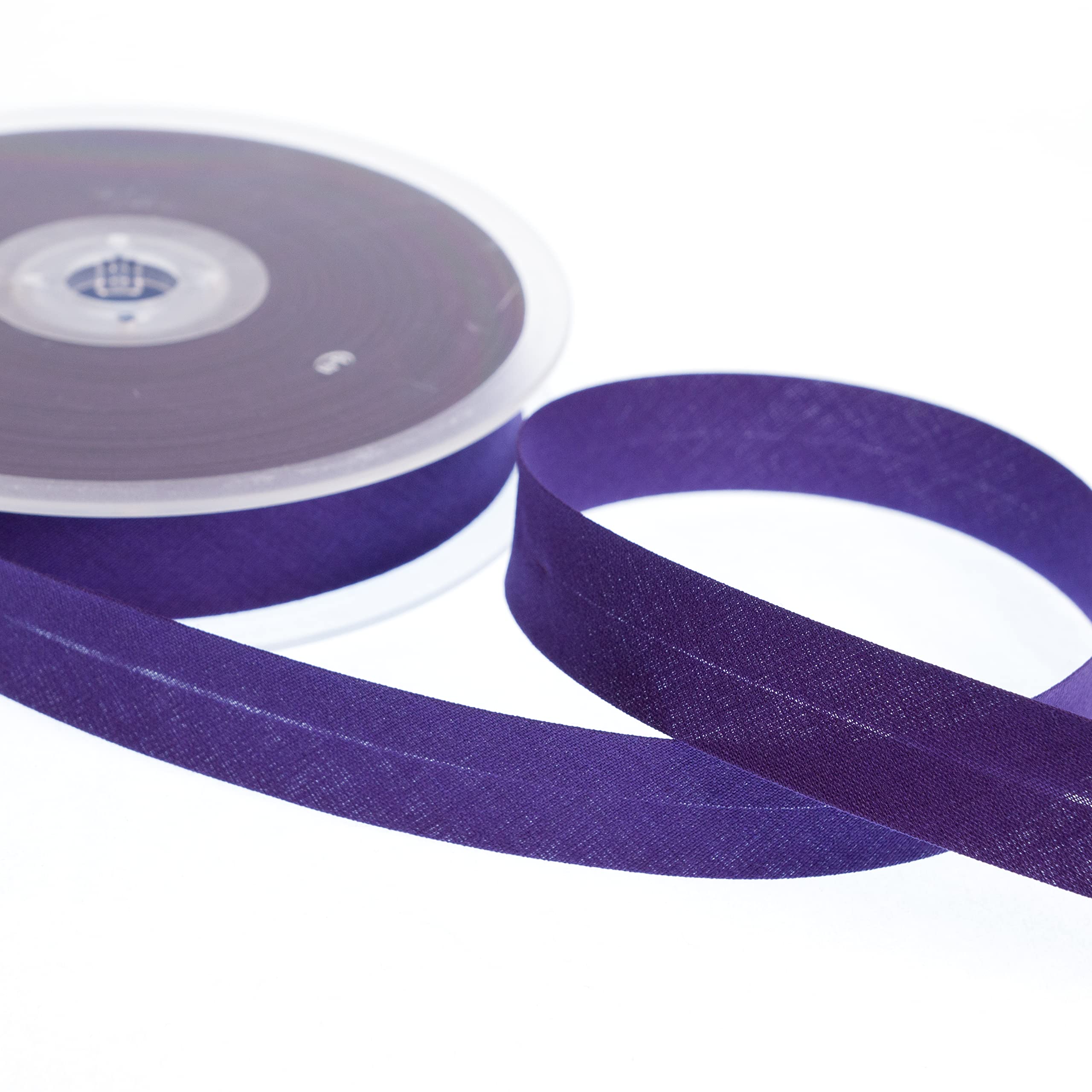 Realm Bias Binding Centre Fold Polycotton 18mm/30mm 5 Metres (Purple, 18mm)