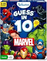 Skillmatics Guess in 10 Marvel Game | 2-6 Players | Ages 8+ | Travel Friendly