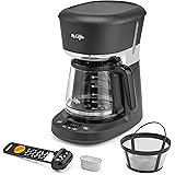 Mr. Coffee 12 Cup Dishwashable Coffee Maker with Advanced Water Filtration & Permanent Filter