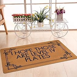 IFHUH Level 4 Plates Doormat - Funny Welcome Mat