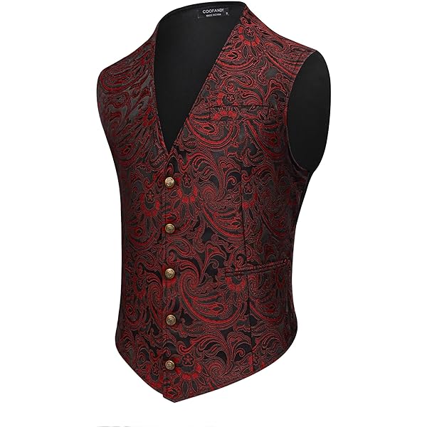 Mens Suit Vest Mens Victorian Vest Steampunk Gothic