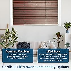 TailorView Customizable Wood Horizontal Cordless