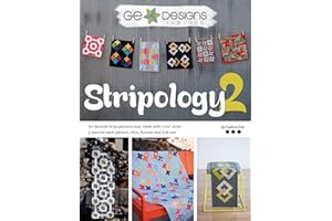 G.E. Designs Stripology 2 Softcover Quilt Strip Pattern Book