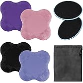 4 Pack Yoga Knee Pads Mat Setyoga, Comfortable Yoga Kneeling Mat for Knees Elbows Wrists and Head Unisex Support Foam, 4 Pack Mixed Colors