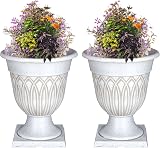 SG Traders Large Tampa Urn Plant Pot Stand 33x39cm Pack of 2