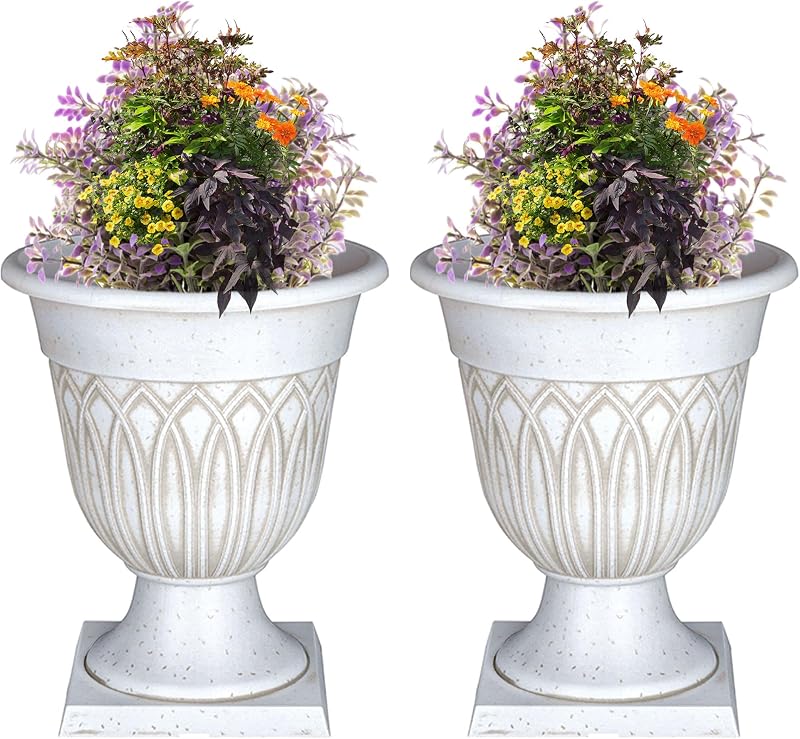 SG Traders Large Tampa Urn Plant Pot Stand 33x39cm Pack of 2