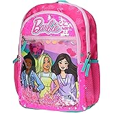 Barbie Backpack Barbie and Friends 16" Sequin with Tech Sleeve School Bookbag