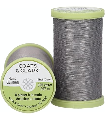Fil à Quilter Main Dual Duty Plus - Naturel - 297,2 M - Lot De 3 Bobines - Coats & Clark