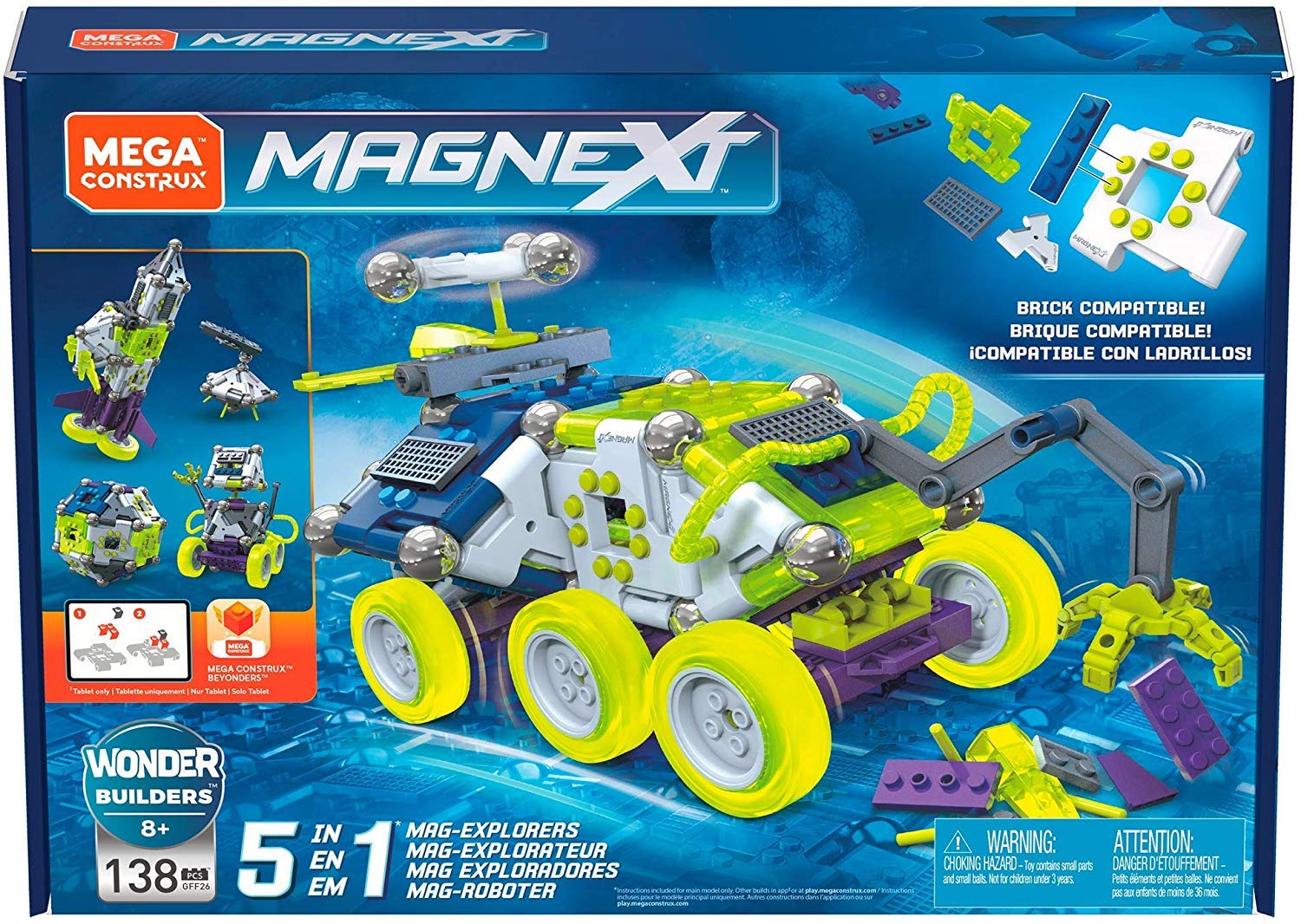 Mega Construx Magnext 5-in-1 Mag-Explorers
