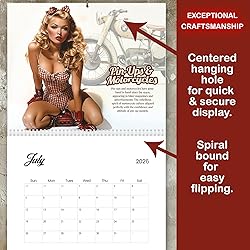 PinUp Calendar 2026, XL Premium Retro Pin-Up