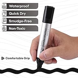 Mr. Pen- Jumbo Permanent Markers, 4 Pack, Chisel