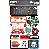 Reminisce Making The Grade 3D Scrapbook Sticker – Seventh Grade Theme, Self-Adhesive, Acid Free - View #8