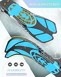 Greatever Snorkel Fins Adjustable Buckles Open Heel