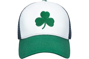 IORTY RTTY St Patricks Day Hat for Men Women Gifts Saint Pattys Costume Clover Baseball Cap Green
