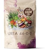 5 lb. Urea Fertilizer 46-0-0, High Nitrogen Fertilizer for Plants, Ideal Plant Food Nitrogen for Grass, Vegetable, Fruits, and Flowers - Promotes Greener Plant Color and Vibrant, Lush Growth