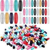 WILLBOND 100 Pcs Breakaway Clasps for Necklace Plastic Safety Bracelet Clasps for Lanyard Bead Barrel Connectors for Necklace Bracelet Jewelry Making DIY (Multicolor)