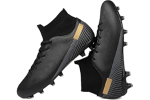 GRESKY Soccer Cleats Mens Women Outdoor Soccer Shoes for Big Boy AG/FG