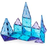 MAGNA-TILES Color Shop Glacier 20-Piece Magnetic Construction Set, The Original Magnetic Building Brand