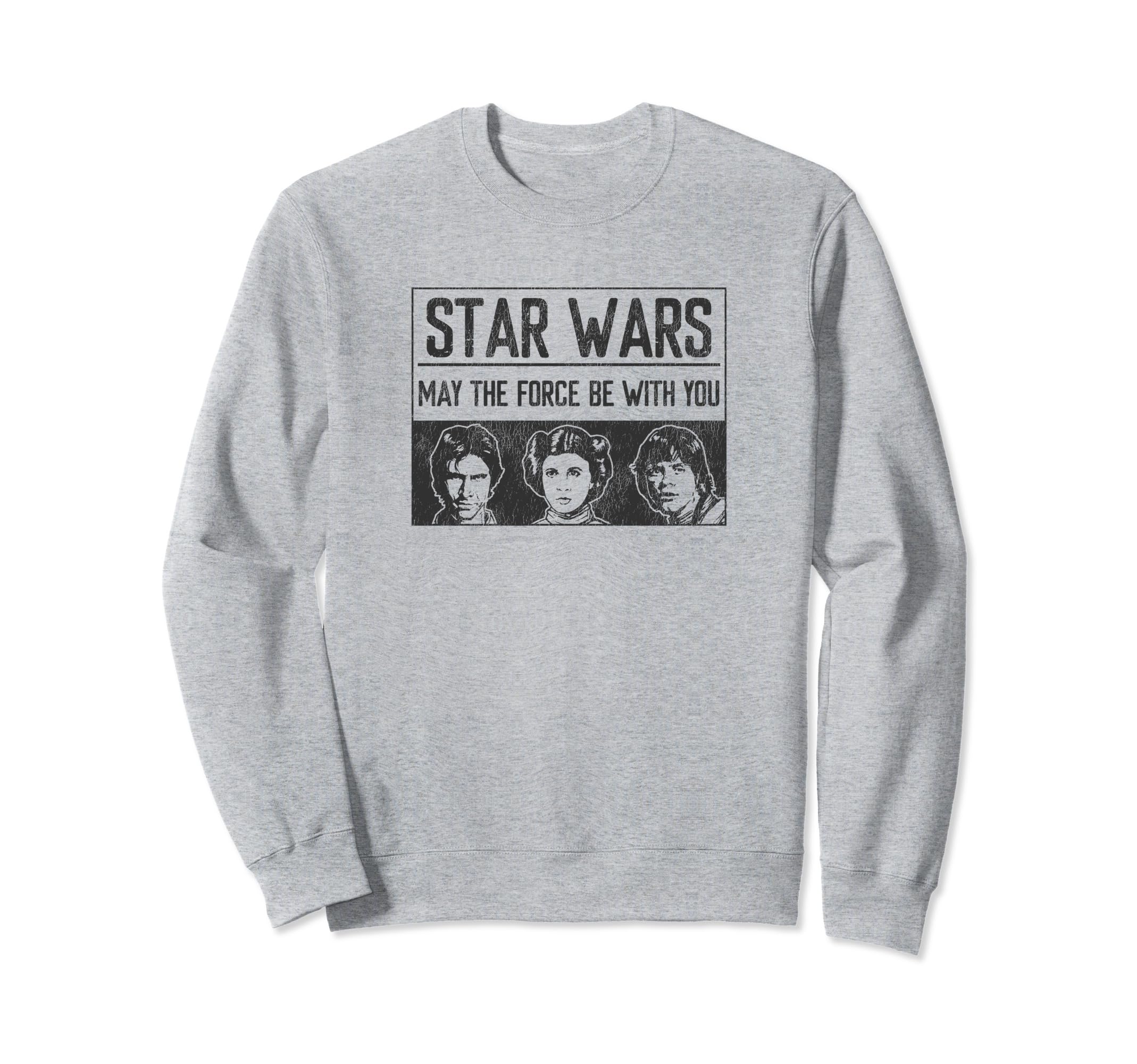 Star Wars Han Solo, Luke & Leia May The Force Be With You Sweatshirt